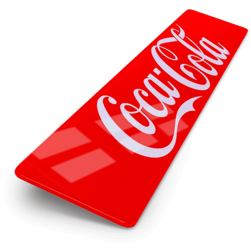 Plaque de Décoration Coca Cola 52x11 cm