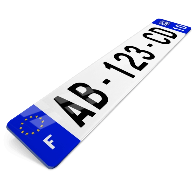 Plaques d'immatriculation AUTO - 455x100 - 10 - Aube