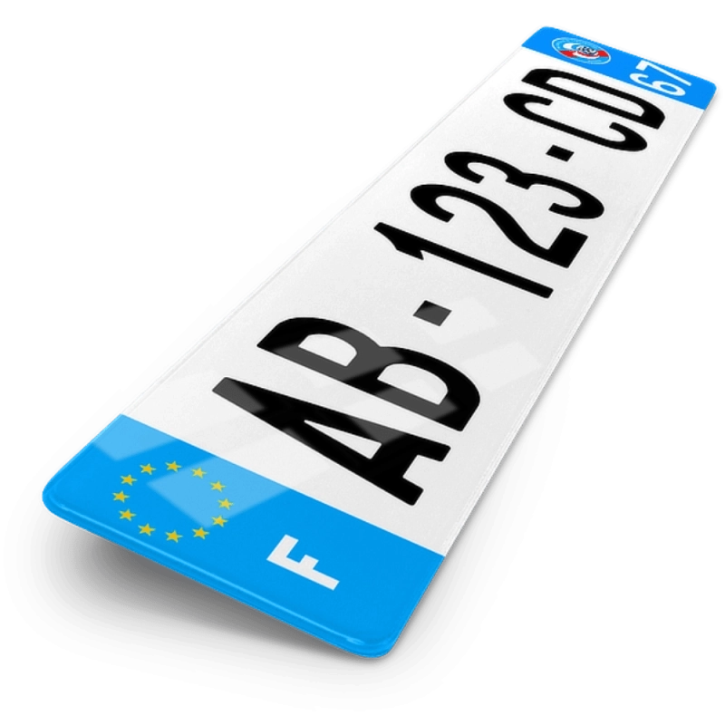 Plaque Auto 52x11 cm - Football RC Strasbourg