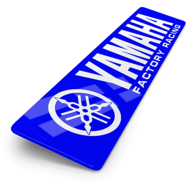 Plaque de Décoration Yamaha Factory Racing 52x11 cm